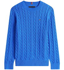 Tommy Hilfiger bluse - Cable - Empire BlueBlue