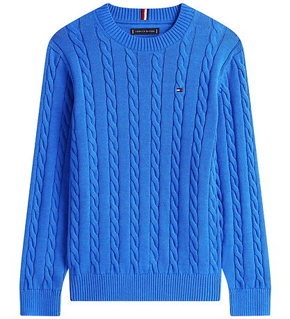 Tommy Hilfiger bluse - Cable - Empire BlueBlue