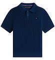 Tommy Hilfiger Polo - Knitted - Dark Night Navy Blue