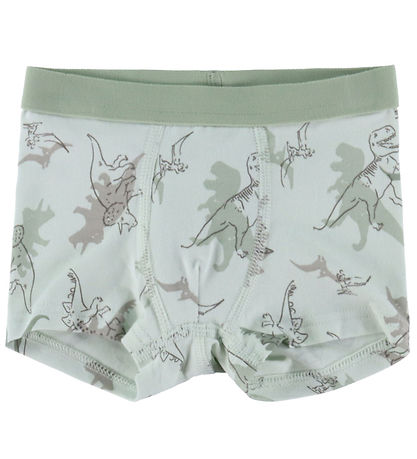 Joha Boxershorts - Lysegrøn m. Dinosaurer