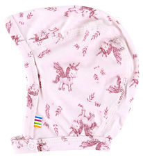Joha Babyhjelm - Bambus - Lyserød m. Enhjørninger