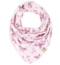 Joha Teething Bib - Bamboo - Pink w. Unicorns