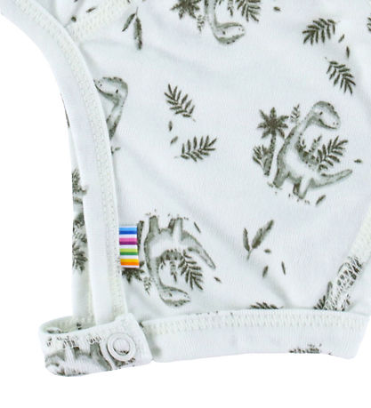 Joha Babyhjelm - Bambus - Mynte m. Dinosaurer