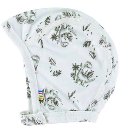 Joha Babyhjelm - Bambus - Mynte m. Dinosaurer