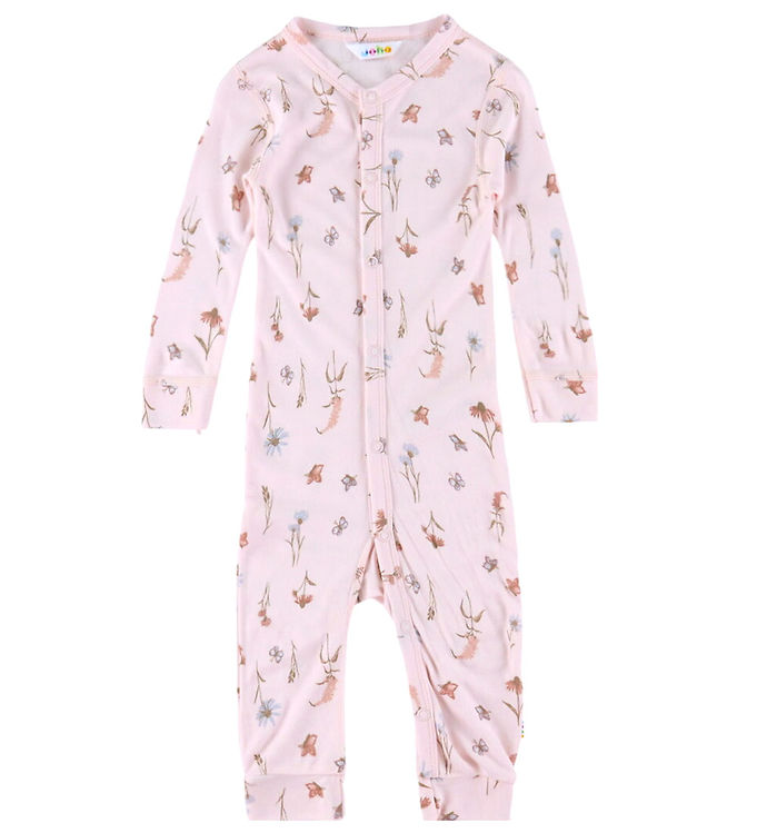 Joha Heldragt - Bambus - Lyserød m. Blomster billede