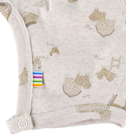 Joha Babyhjelm - Lys Beige m. Bondegårdsdyr