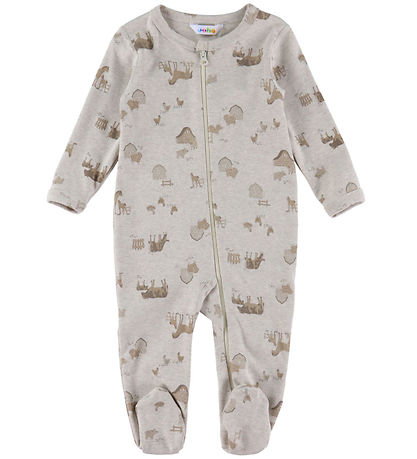 Joha Heldragt - Lys Beige m. Bondegårdsdyr