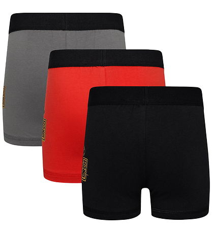 LEGO® Ninjaco Boxershorts - 3-pak - LKWaiko 202 - Sort/Rød