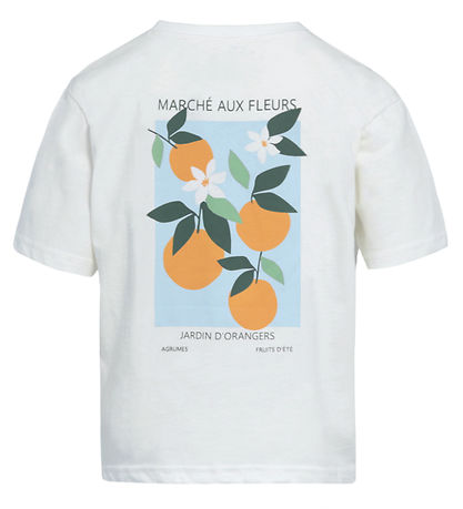 Hound T-shirt - HdAya - Off White m. Print