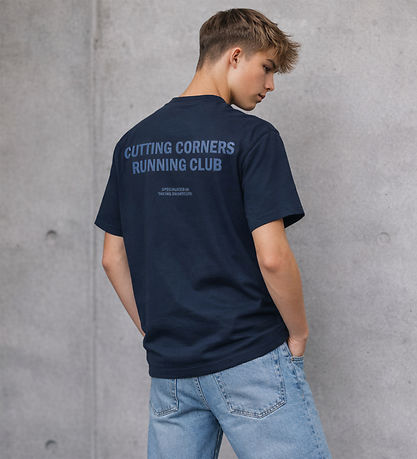 Hound T-shirt - HdAxel - Navy m. Print