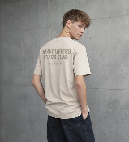 Hound T-shirt - HdAxel - Light Sand m. Print