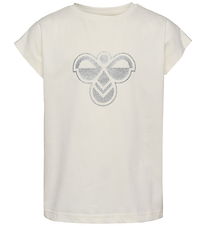 Hummel T-Shirt – HmlJR – Blanc De Blance