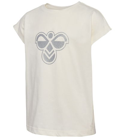 Hummel T-Shirt – HmlJR – Blanc De Blance