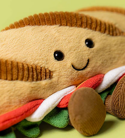 Jellycat Bamse - 12x6 cm - Amuseables Caprese Baguette