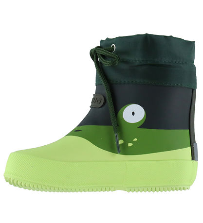 Viking Gummistøvler - Alv Barefoot - Light Green/Green