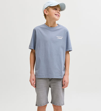 Jack & Jones Shorts - JjiRick - Grey Denim