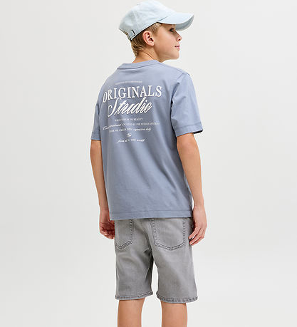 Jack & Jones Shorts - JjiRick - Grey Denim