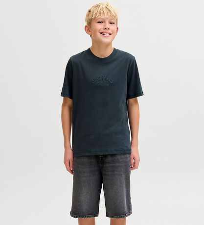 Jack & Jones Shorts - JjiAlex - Black Denim