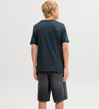 Jack & Jones Shorts - JjiAlex - Black Denim