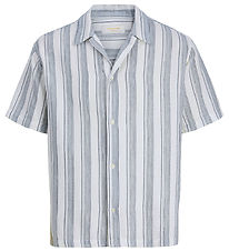 Jack & Jones Shirt - JorNantucket - Sky Captain/Stripes