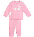Puma Sweatsæt - Minicats - Pink Shimmer