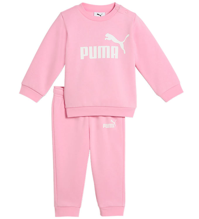 Puma Sweatsæt - Minicats - Pink Shimmer