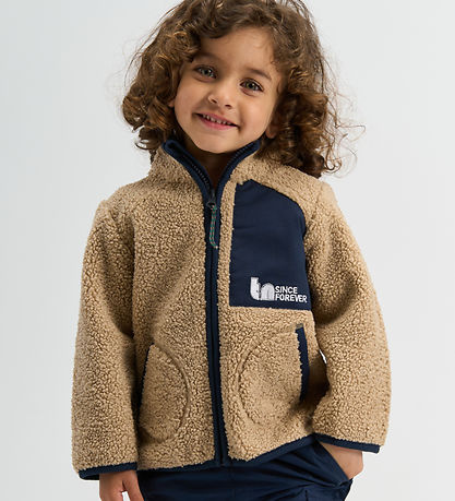 The New Fleecejakke - Teddy - TnstStormy - Navy Blazer