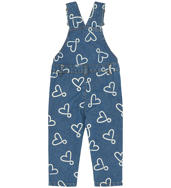 The New Smækbukser - TnstShea - Medium Blue Denim AOP