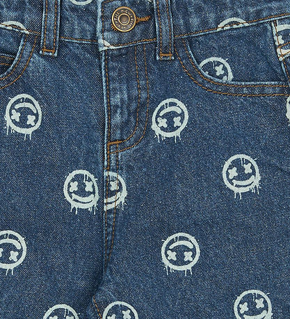 The New Jeans - Baggy Fit - TnstSpero - Medium Blue Denim AOP