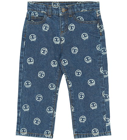 The New Jeans - Baggy Fit - TnstSpero - Medium Blue Denim AOP