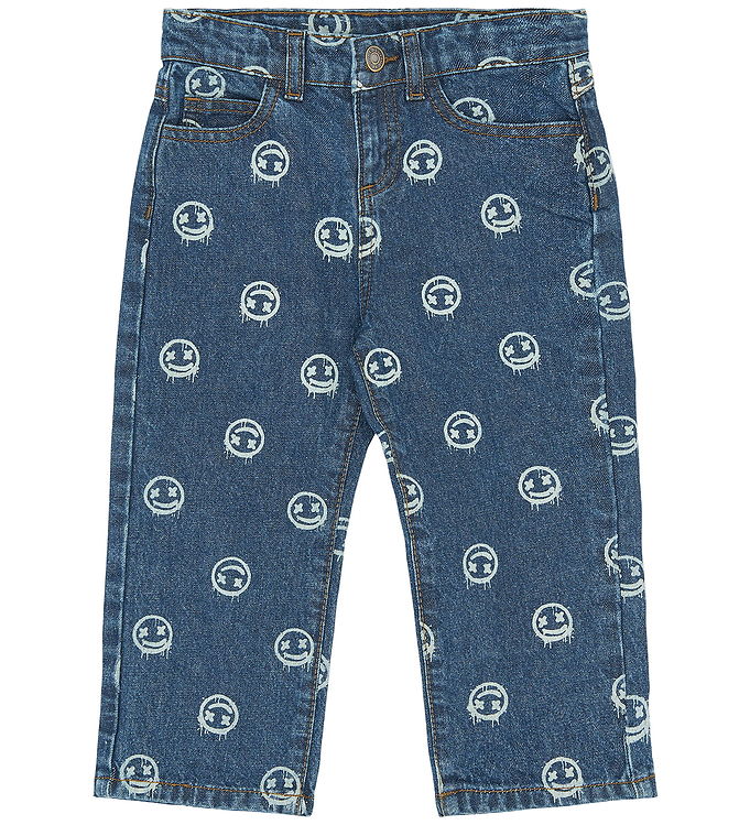 The New Jeans - Baggy Fit - TnstSpero - Medium Blue Denim AOP