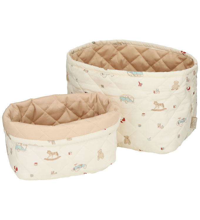 Cam Cam Opbevaringskurve - Quilted - 2-Pak - Vintage Toys