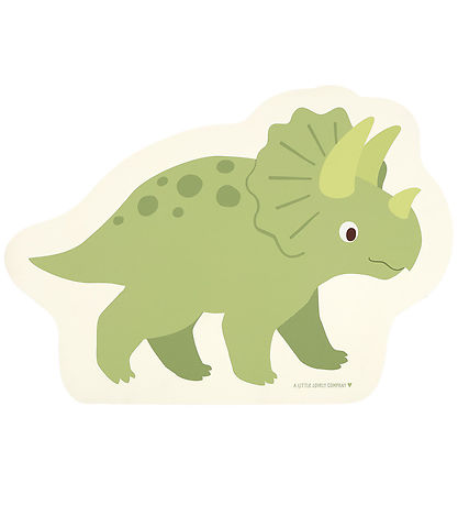 A Little Lovely Company Dækkeserviet - Vinyl - Little Dinosaur