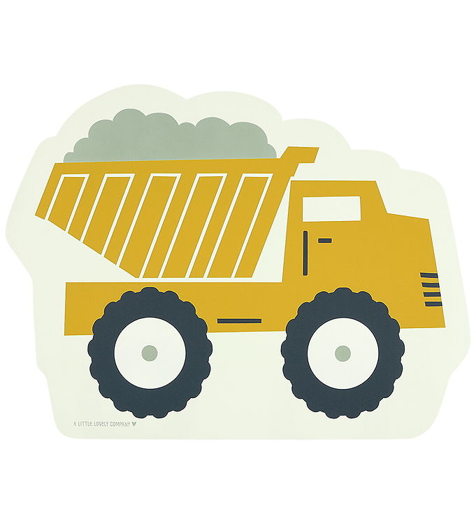 A Little Lovely Company Dækkeserviet - Vinyl - Dumptruck