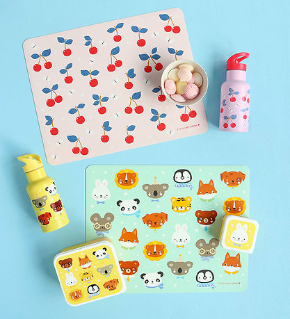 A Little Lovely Company Dækkeserviet - Vinyl - Animal Friends