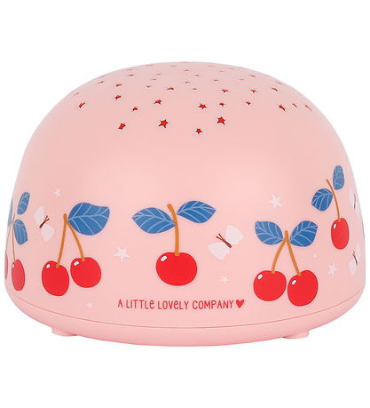 A Little Lovely Company Projektørlampe - 14x9 cm - Cherries