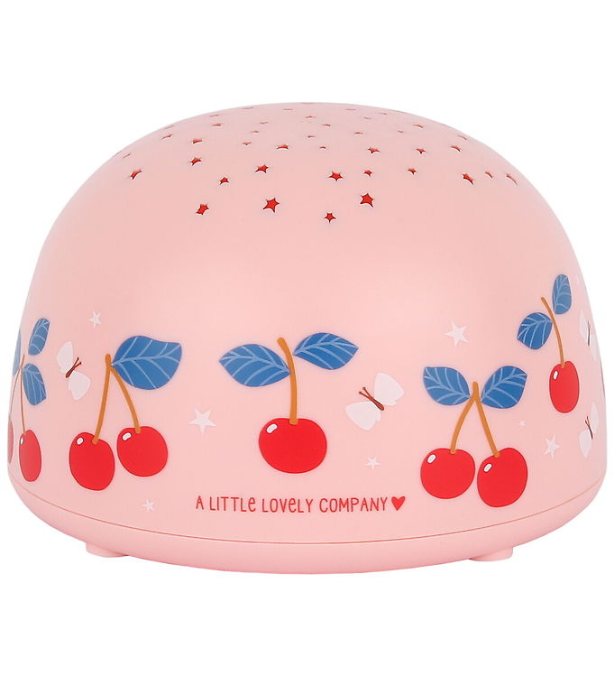 A Little Lovely Company Projektørlampe - 14x9 cm - Cherries