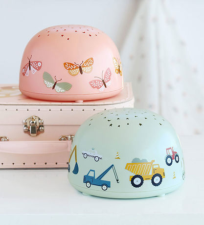 A Little Lovely Company Projektørlampe - 14x9 cm - Køretøjer