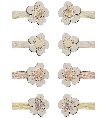 Mimi & Lula Hårspænder - 8-pak - Mini Blossom Peaches and Cream