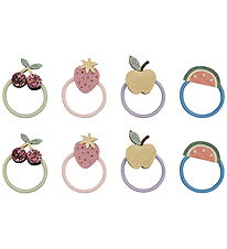 Mimi & Lula Elastic Hair Bands - 8-Pack - Mini Fruit Salad Sprin