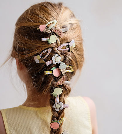 Mimi & Lula Hårspænder - 8-pak - Mini Citrus Peaches and Cream