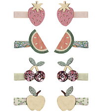 Mimi & Lula Hårspænder - 8-pak - Mini Fruit Salad Spring on the 