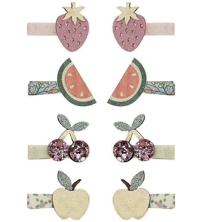 Mimi & Lula Hårklips - 8-pak - 3 cm - Mini Fruit Salad