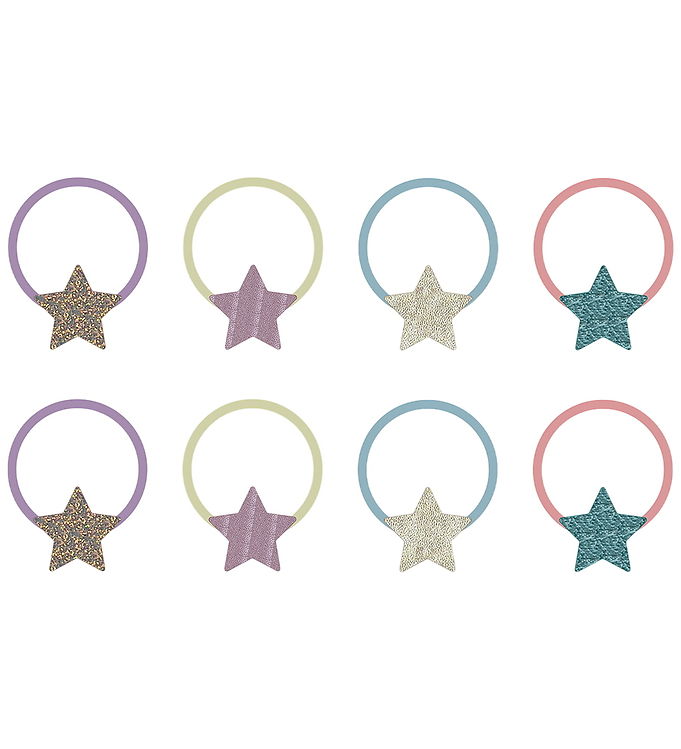 Mimi & Lula Hårelastikker - 8-pak - Mini Stellina My Little Unic