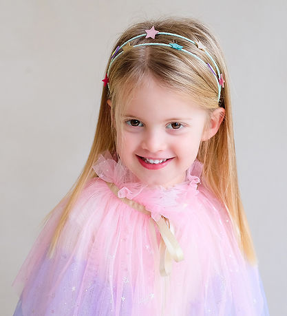 Mimi & Lula Hårbøjle - Dobbelt - Rainbow and Star My Little Unic