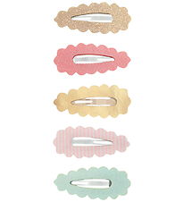 Mimi & Lula Hårspænder - 5-pak - Mini Scalloped Edge My Little U