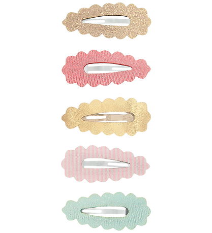 Mimi & Lula Hårspænder - 5-pak - Mini Scalloped Edge My Little U