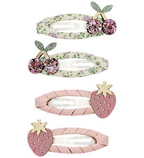 Mimi & Lula Hair Clips - 4-Pack - Summer Fruit Spring on the Far