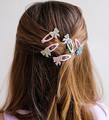 Mimi & Lula Hårspænder - 5-pak - Mini Sparkle Bow My Little Unic