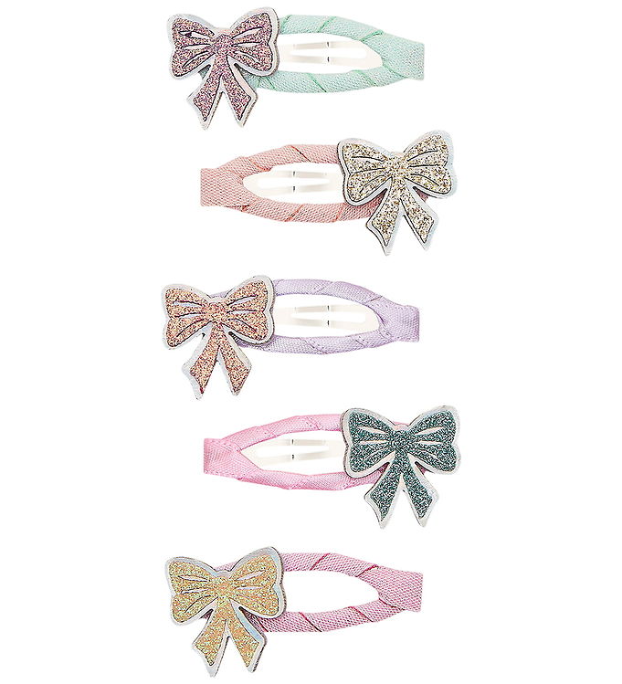Mimi & Lula Hårspænder - 5-pak - Mini Sparkle Bow My Little Unic